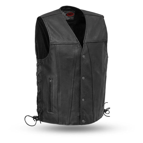 Gambler Men's Leather Vest